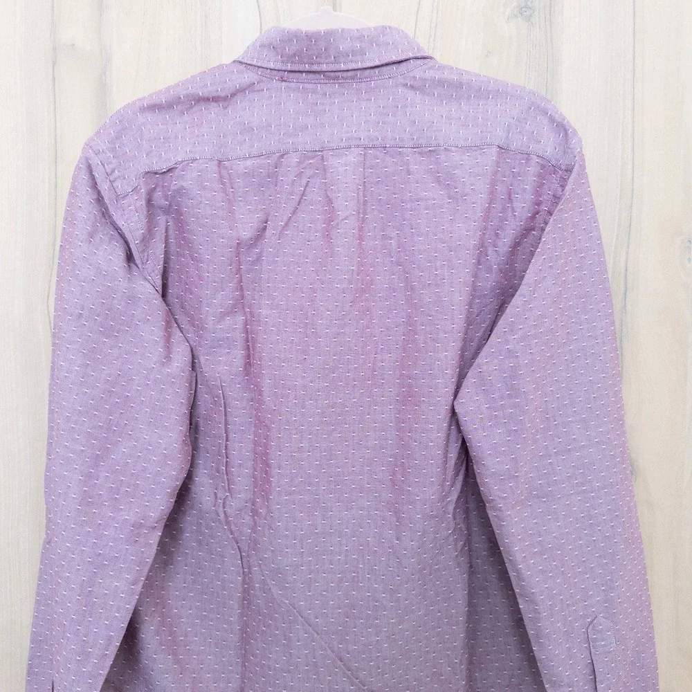 J.Crew Mens Button Down Shirt Sz M Oxford Slim Long Sleeve Preppy Classic Office